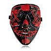 Halloween LED Mask red