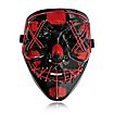 Halloween LED Mask red