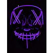 Halloween LED Maske lila