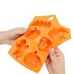 Halloween figures silicone mould for ice cubes and for baking 6-grid