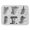 Halloween silicone moulds set cute monsters for baking and ice cubes, set of 2