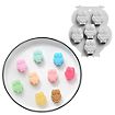 Halloween silicone moulds set ghosts, cats, owls for baking and for chocolates and ice cubes, set of 3