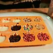 Mini pumpkins silicone mould for fruit gums and for baking 18-grid