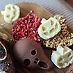 Mini pumpkins silicone mould for fruit gums and for baking 18-grid