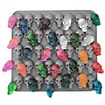 Mini skull silicone mould for fruit jellies 40-grid
