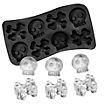 Pirate skull silicone mould for ice cubes and for baking 8-grid