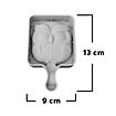 Silicone moulds set for popsicles tombstone, owl, skull set of 3