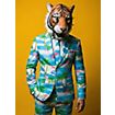 Sibirischer Tiger Maske aus Latex