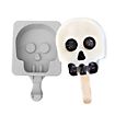 Silicone moulds set for popsicles tombstone, owl, skull set of 3