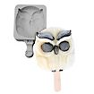 Silicone moulds set for popsicles tombstone, owl, skull set of 3
