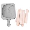 Silicone moulds set for popsicles tombstone, owl, skull set of 3