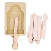 Silicone moulds set for popsicles tombstone, owl, skull set of 3