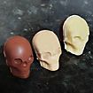 Small skull silicone mould for ice cubes and for baking 4-grid