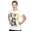 Star Wars - Girlie Shirt Rey Gold Logo
