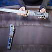 Star Wars Lightsaber Forge Ashoka Tano ausfahrbares weißes Lichtschwert
