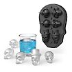 Steampunk skull ice cube silicone mould 6-grid