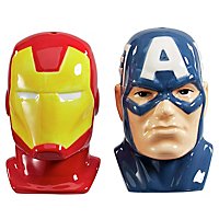 Avengers - Salz- und Pfefferstreuer: Captain America & Iron Man Büsten