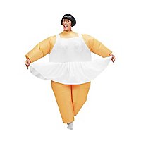 Fat ballerina inflatable costume