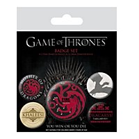 Game of Thrones - Ansteck-Buttons Feuer & Blut