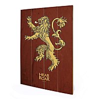Game of Thrones - Holz-Print Lannister
