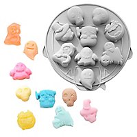 Halloween ghosts silicone mould for ice cubes and baking 9-grid