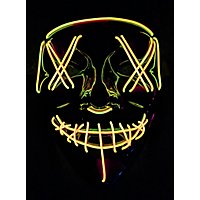 Halloween LED Maske gelb