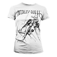Harley Quinn - Girlie Shirt Harley auf Schaukel