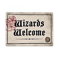 Harry Potter - Blechschild "Wizards Welcome"