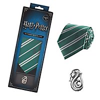 Harry Potter - Krawatte & Ansteck-Pin Deluxe Box Slytherin