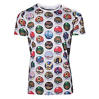 Pokémon - T-Shirt Pokéball Allover Print