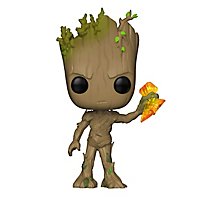 Marvel - Groot (mit Stormbreaker) Funko POP! Bobble-Head Figur