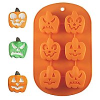 Pumpkin muffins silicone mould for small cakes, biscuits, chocolate and baking 6-fold