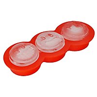 Smiley silicone mould for ice cubes and baking 3-grid