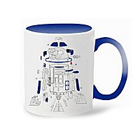 Star Wars 8 - R2-D2 Explosionszeichnung Tasse