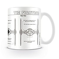 Star Wars - Tasse Tie Fighter Sketch