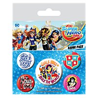 Super Hero Girls - Ansteck-Buttons Girls Will Rule The World
