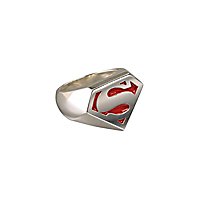 Superman - Sterling Signet Ring