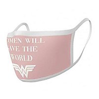Wonder Woman - Wonder Woman "Save The World" Stoffmasken Doppelpack