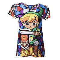 Zelda - Girlie Shirt Link Sublimation Glasmaler Style