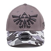 Zelda - Triforce Logo Camouflage Curved Bill Cap