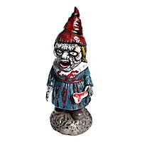 Zombie Garden Gnome Woman Halloween Decoration