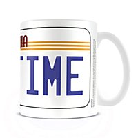 Zurück in die Zukunft - Tasse Delorean Kennzeichen