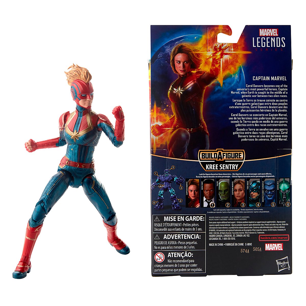 Captain Marvel - Action figure Marvel Legends Captain Marvel ...