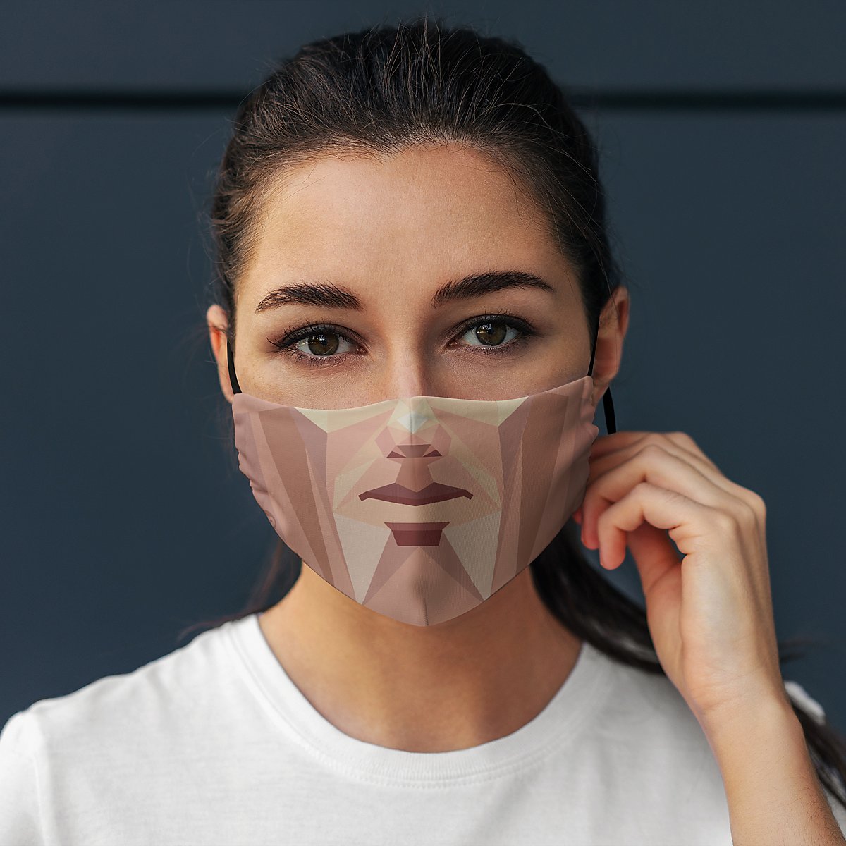 Fabric mask polygon face - superepic.com