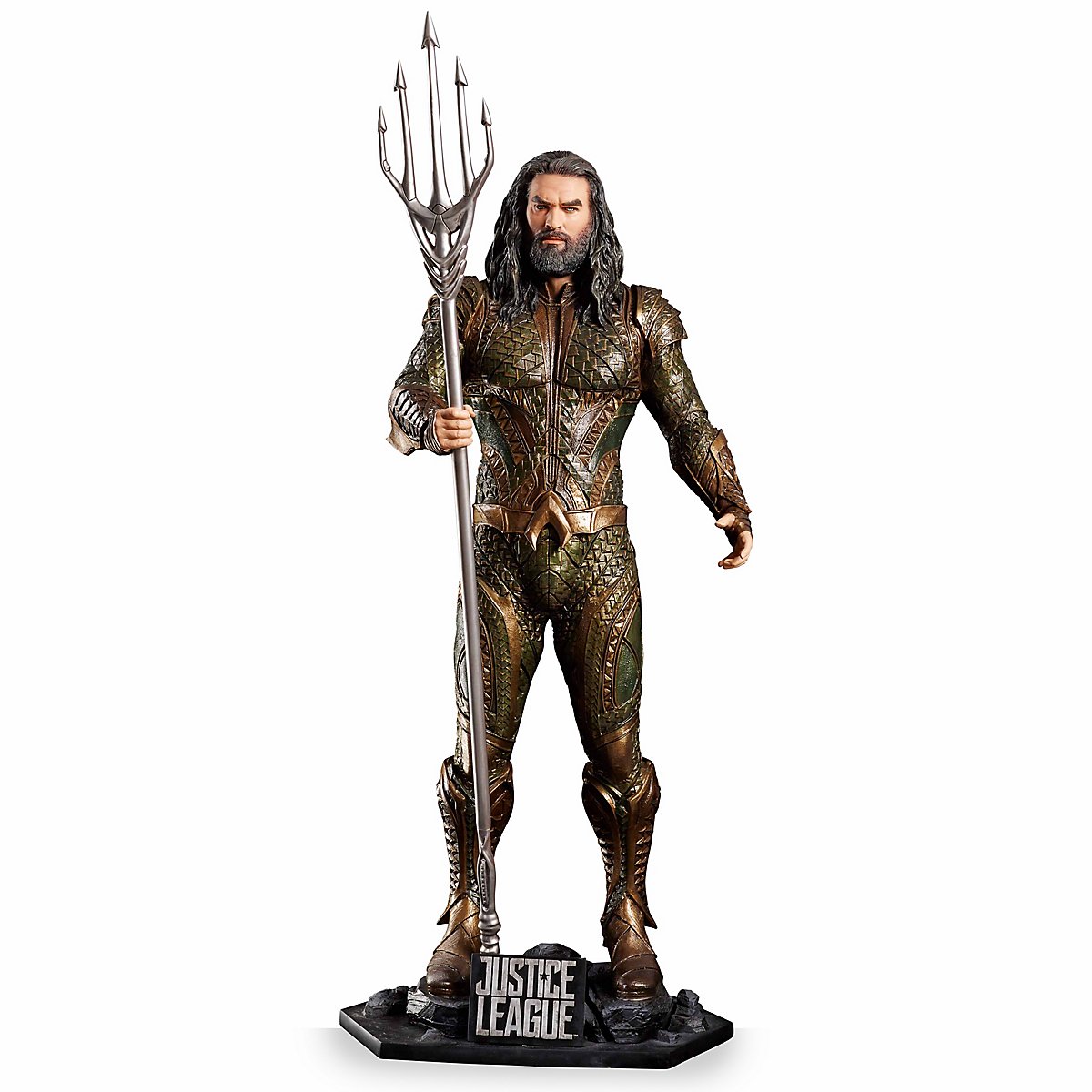 justice league aquaman statue