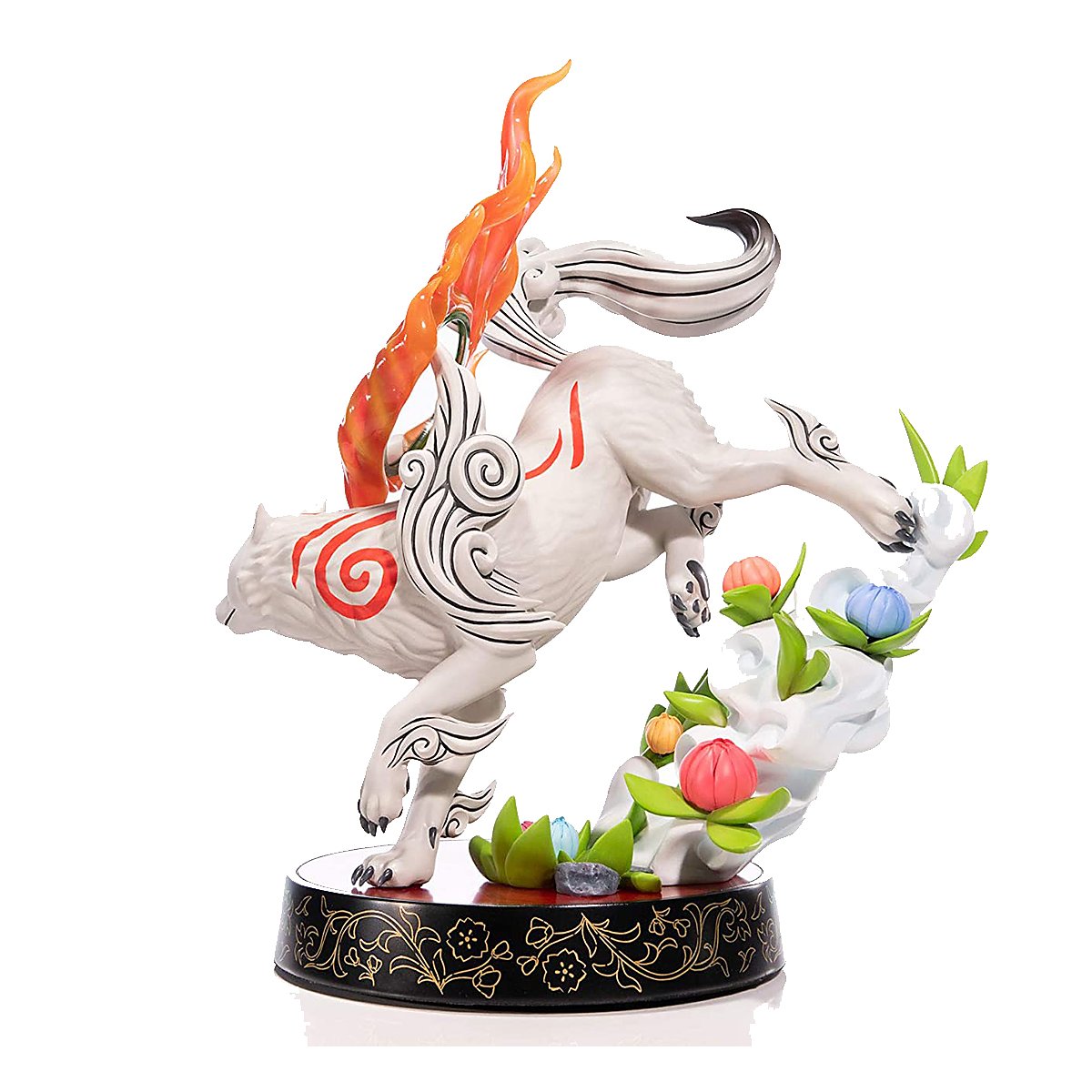 okami amaterasu pvc painted statue