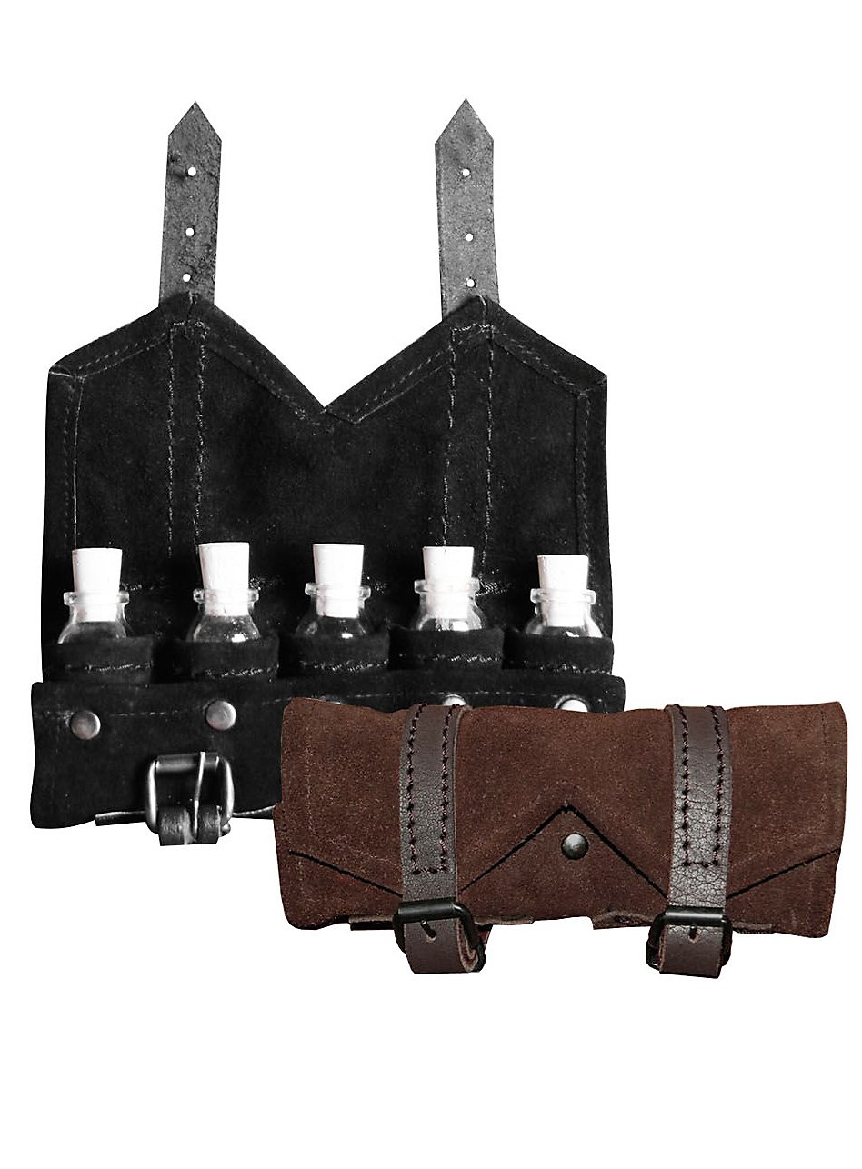 Bolsa De Pociones Alquimista Marrón