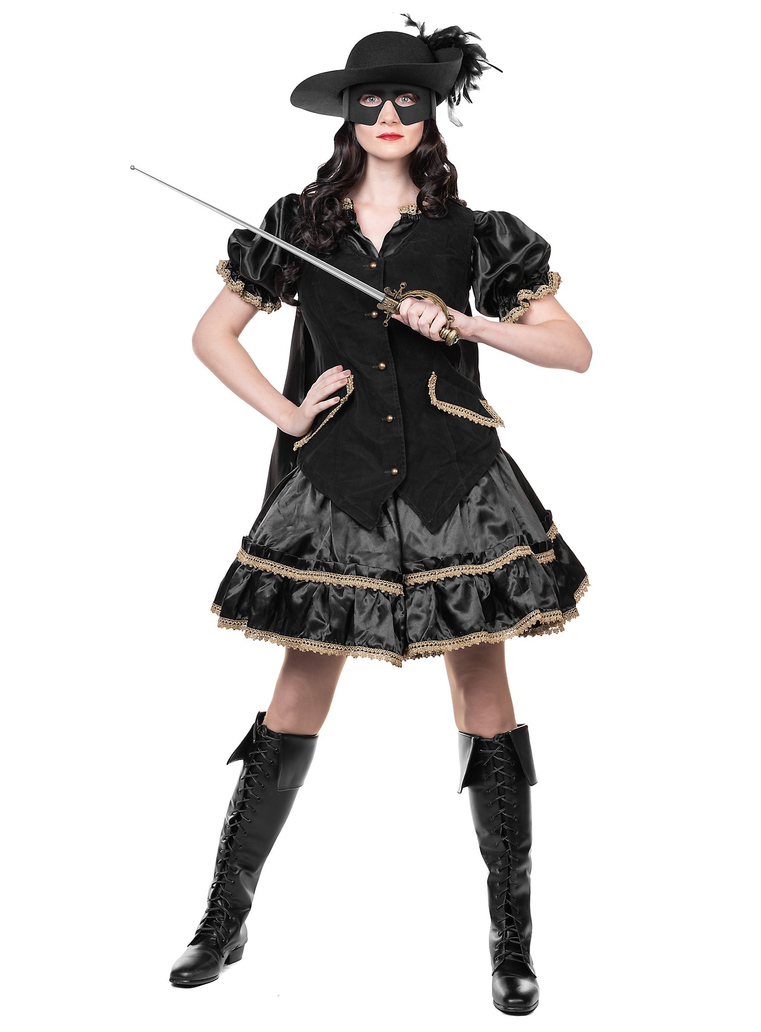 Zwarte Wreekster Jurk