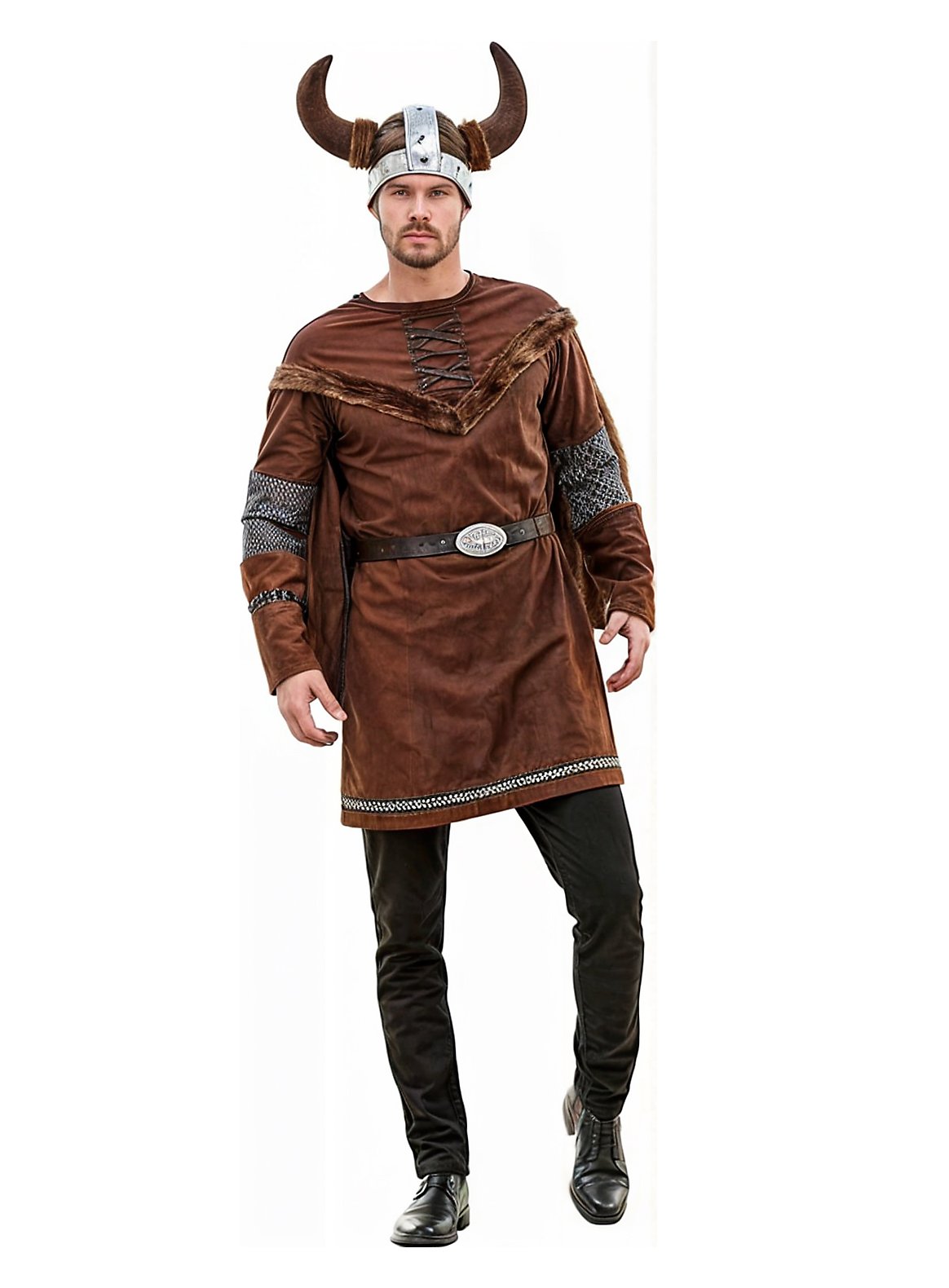 Disfraz De Vikingo Con Cuernos