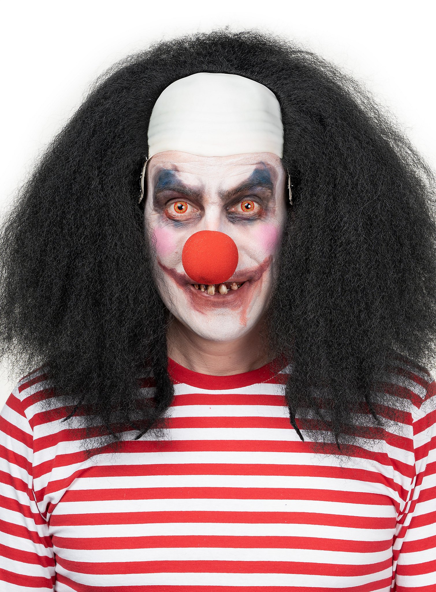 Horror Clown Wig black